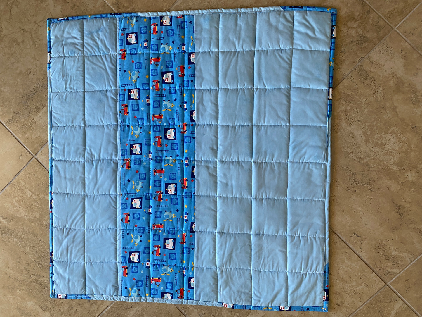 Handmade Toddler Boy Rescue Team Quilt