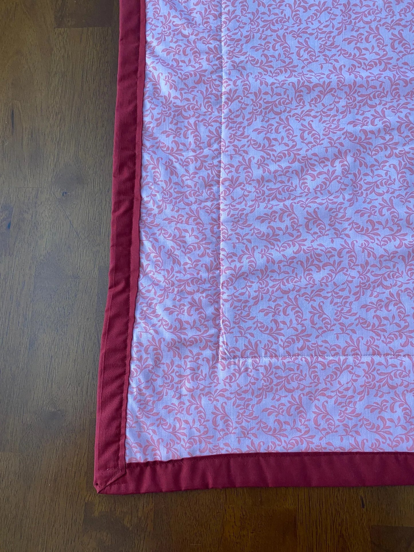 Pink Flowers and Butterfly's Lap Quilt