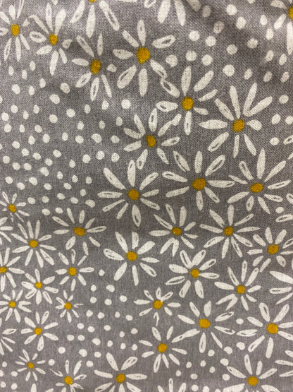 Handmade Flannel Lined Child Daisies Reversible Tote Bag Polka Dot Lining