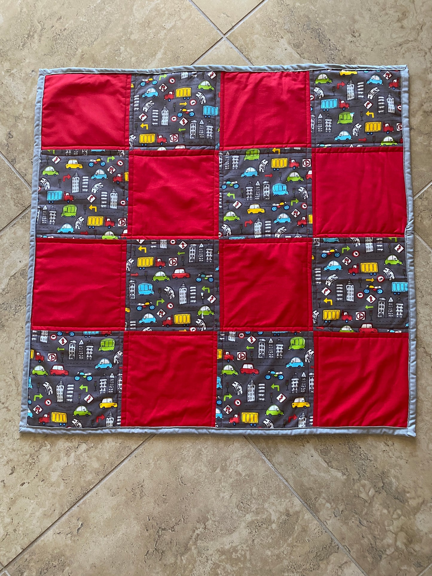 Toddler Cars and Trucks Quilt