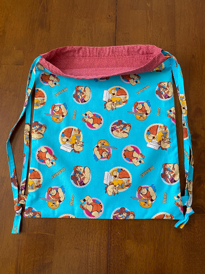 Handmade Child Hercules Backpack With Draw Straps
