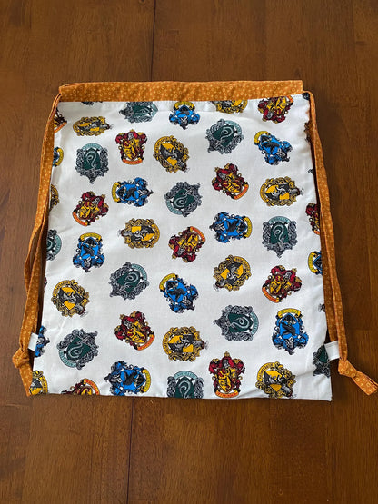 Handmade Child Harry Potter Backpack With Draw Strap