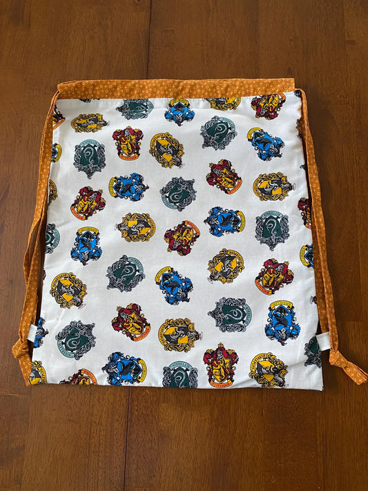 Handmade Child Harry Potter Backpack With Draw Strap