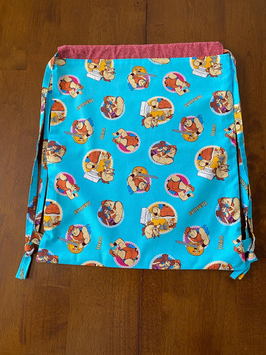 Handmade Child Hercules Backpack With Draw Straps