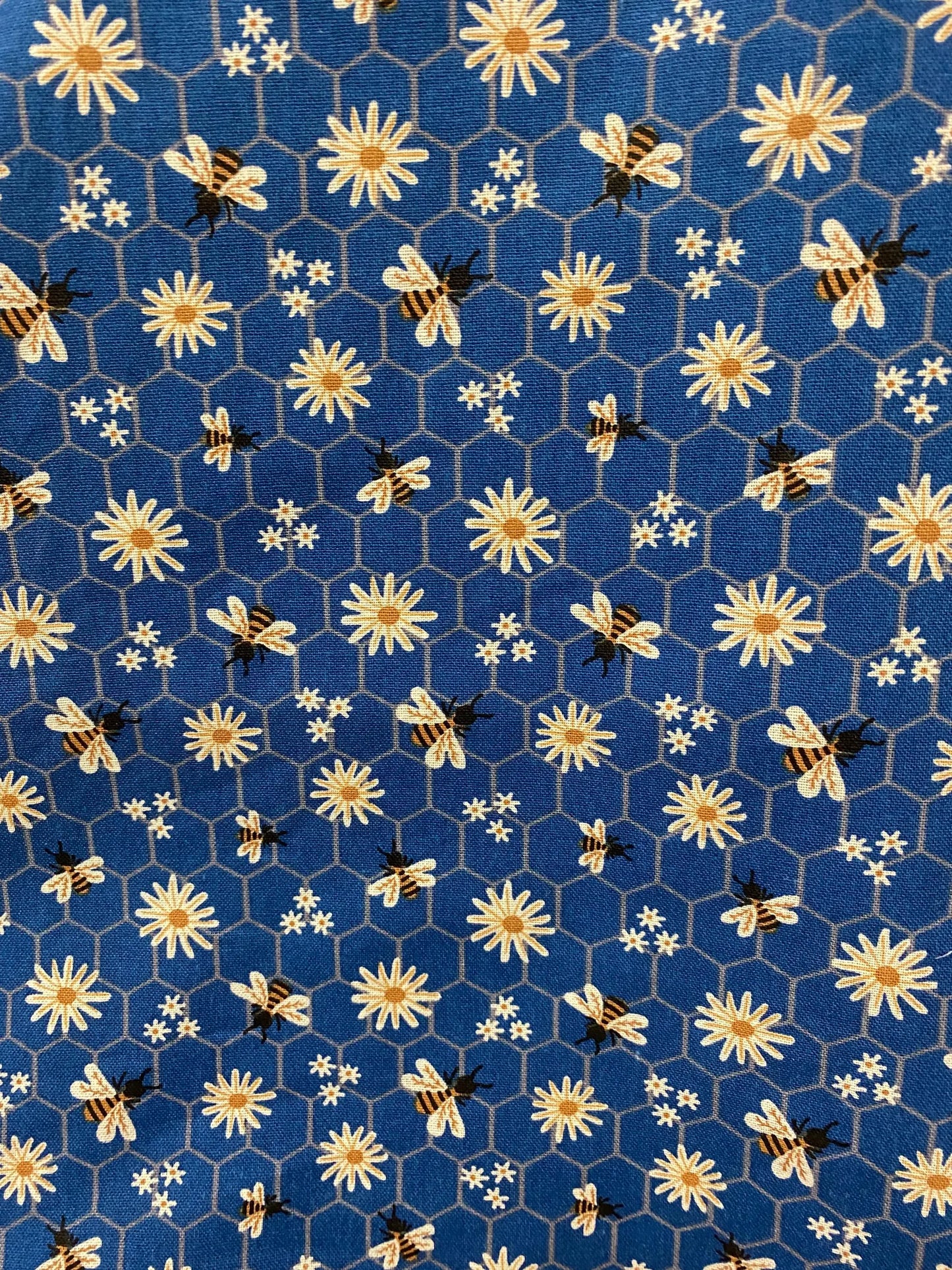 Handmade Reversible Large Tote Bag with Daisy Print