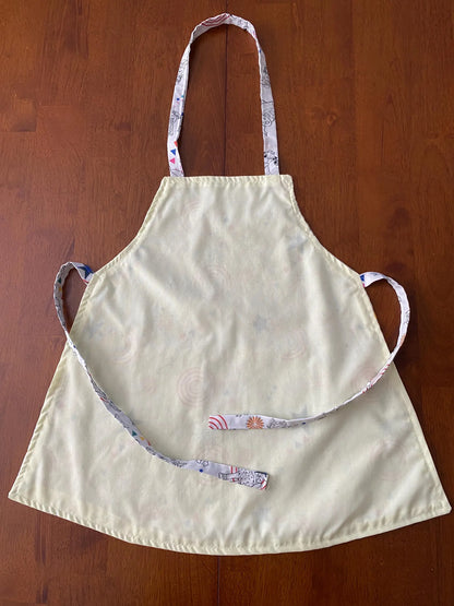 Reversible Child Apron with Pockets Featuring Toy Story