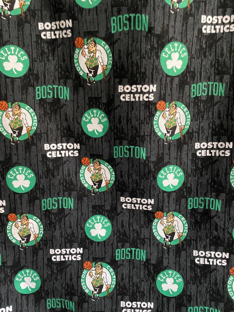 Handmade Lined Large Size Boston Celtics Tote Bag