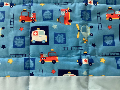 Handmade Toddler Boy Rescue Team Quilt