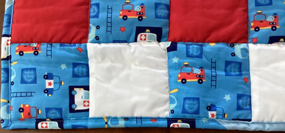 Handmade Toddler Boy Rescue Team Quilt