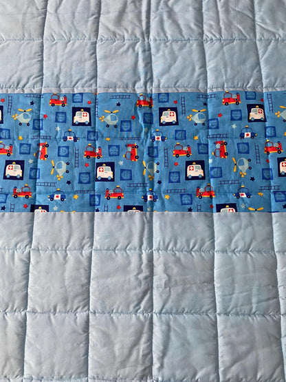 Handmade Toddler Boy Rescue Team Quilt